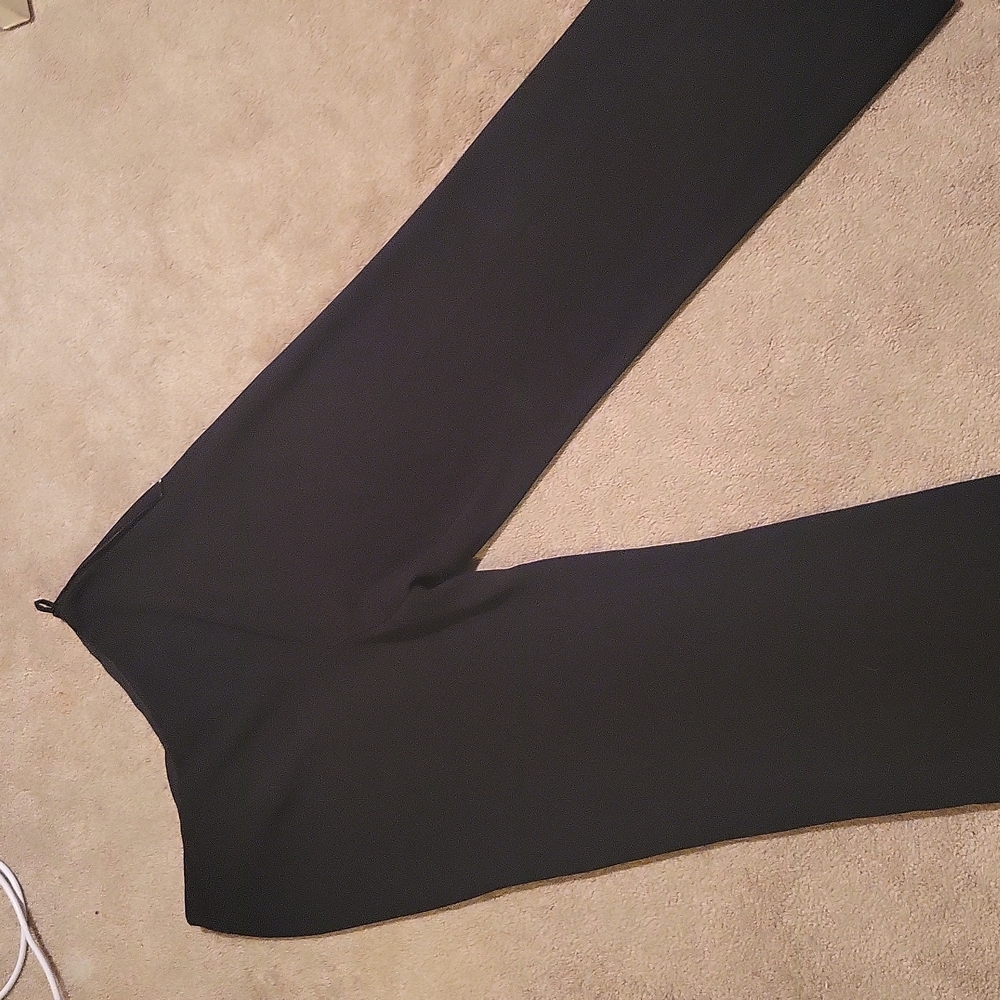 Talbots Black Pants with Side Zipper